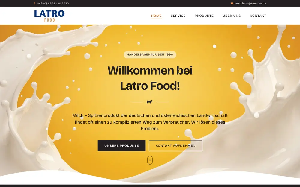 Konzept LATRO FOOD Handelsagentur